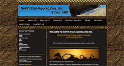 Desktop Screenshot of northstaraggregates.com