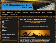 Tablet Screenshot of northstaraggregates.com